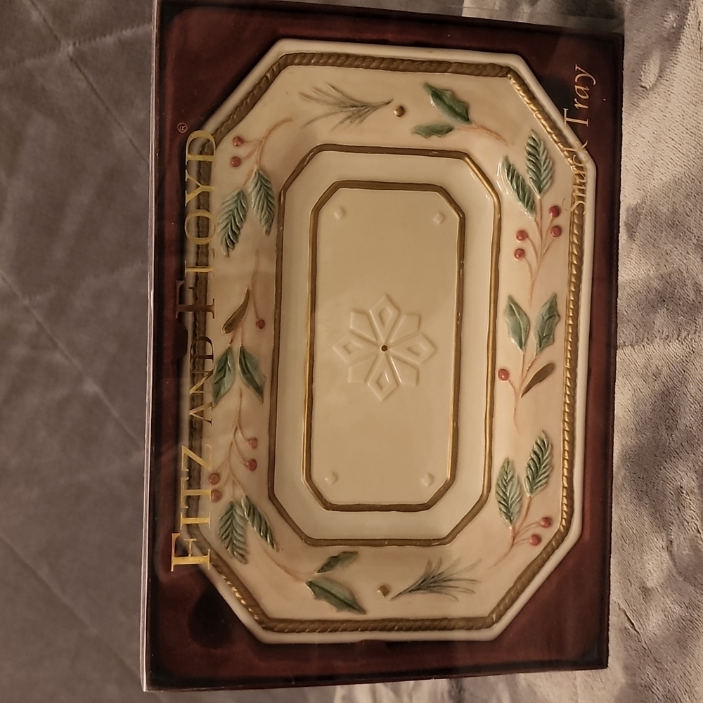 Fitz and floyd snack tray